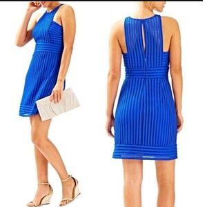 NWT Lilly Pulitzer Womens Rae Shift‎ Dress Brilliant Blue Resort Summer Size XL